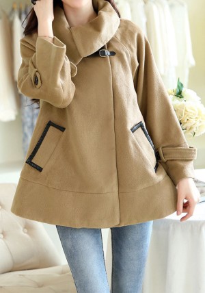 Camel-Colored Cape Coat from Lookbook Store